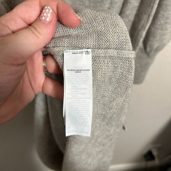 Muji Wool Sweater Dress Womens M/L Midi Long Sleeve Minimalist Quiet Luxury - Picture 6 of 7